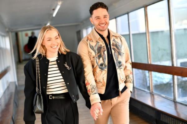 Caroline Daly and Adam Thomas