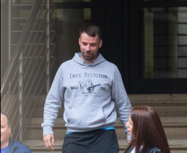 PLEASE NOTE: LIVE RATES APPLY. Pictured is Howell leaving Minshull Street Crown Court. Christopher Howell a co<em></em>nvicted killer with a 27 year history of violent car crime has been spared jail over a police pursuit after a judge accepted his claims he was o<em></em>nly speeding at the time due to him being in a ''panic'' to see his dying mother. Disclaimer: While Cavendish Press (Manchester) Ltd uses its' best endeavours to establish the copyright and authenticity of all pictures supplied, it accepts no liability for any damage, loss or legal action caused by the use of images supplied. The publication of images is solely at your discretion. For terms and co<em></em>nditions see http://www.cavendish-press.co.uk/pages/terms-and-conditions.aspx