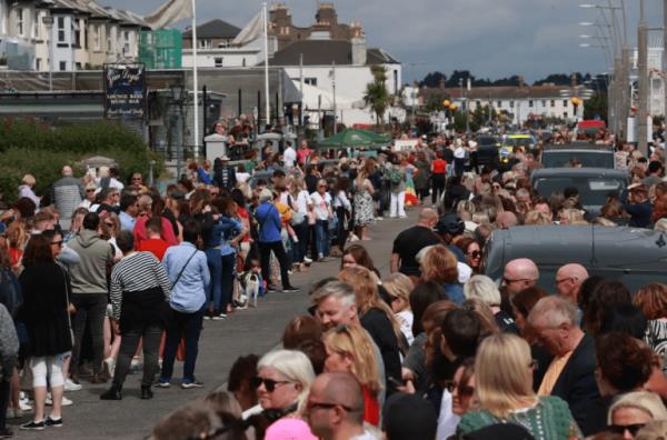 Bray was packed with mourning fans of the late Sinead O'Connor