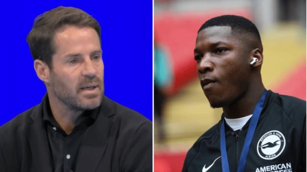 Jamie Redknapp has reacted to the Moises Caicedo transfer saga