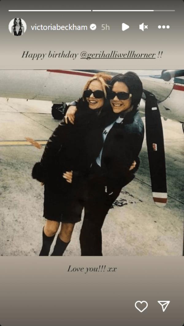 Victoria Beckham wishes Geri Halliwell a happy 51st birthday