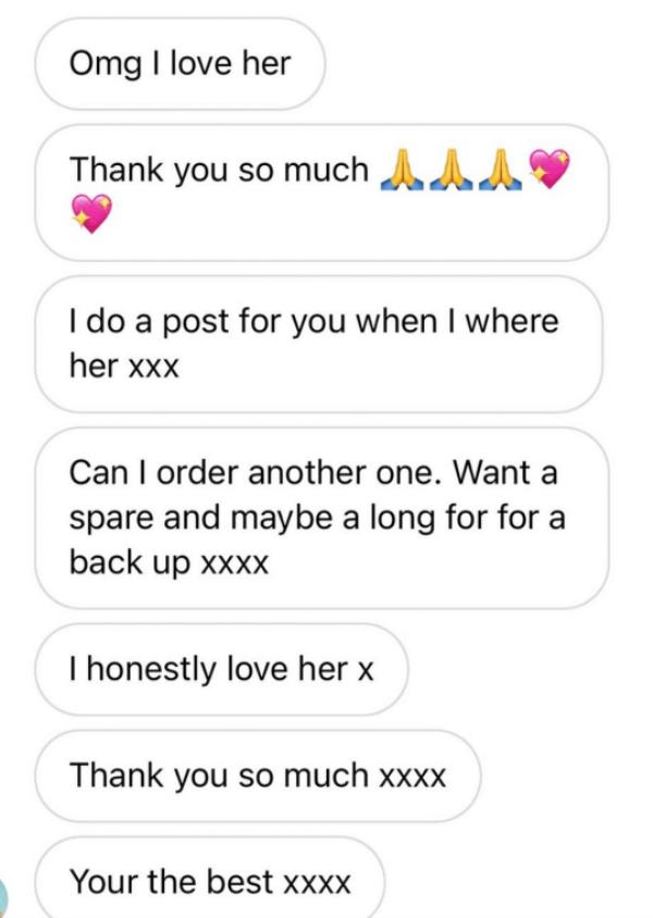 Amy Dowden's Instagram messages