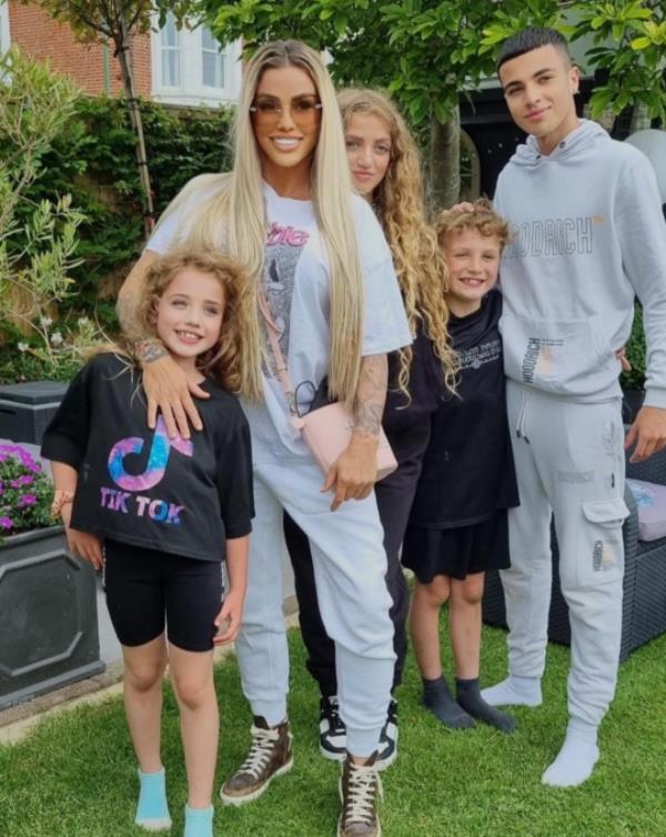 Katie Price with kids