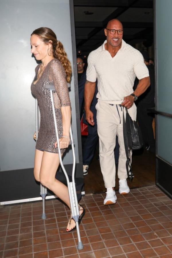 Dwayne 'The Rock' Johnson and wife Lauren Hashian. 