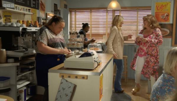 Cindy and Elaine come face to face in EastEnders