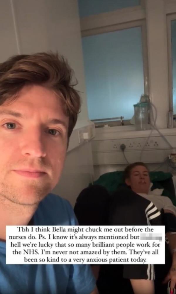 Greg James and wife Bella Mackie