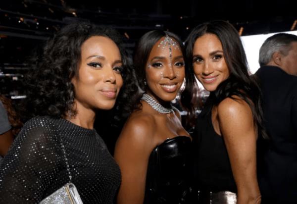 Kerry Washington, Kelly Rowland and Meghan Markle 