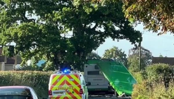 Two children in hospital after roof is ripped off school bus in crash sky news metrograb