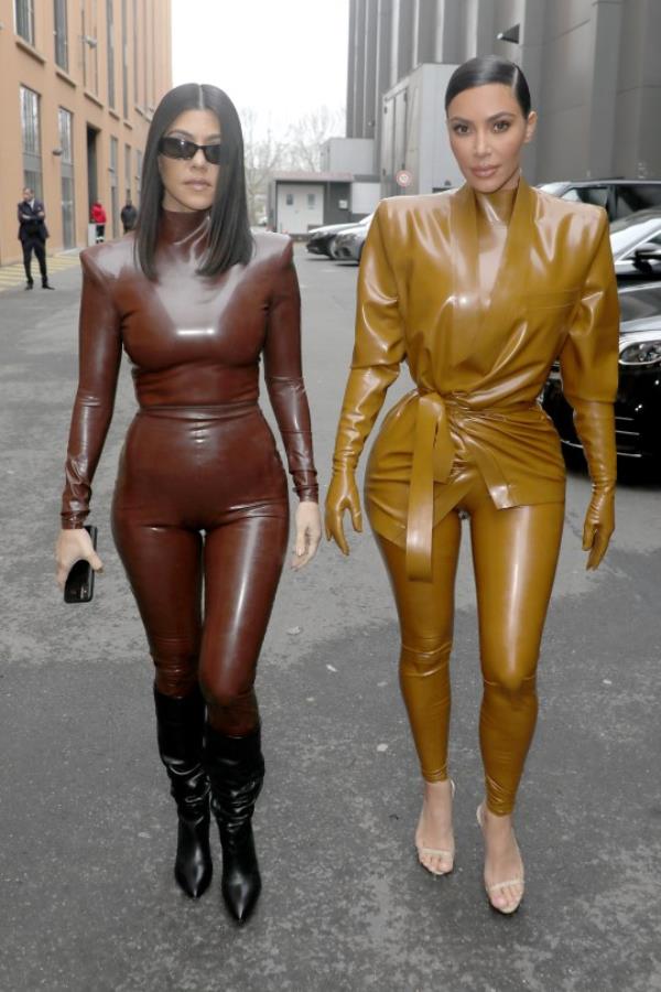 Kim Kardashian and Kourtney Kardashian