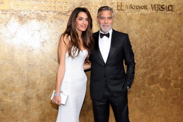 Amal Cloo<em></em>ney and George Clooney