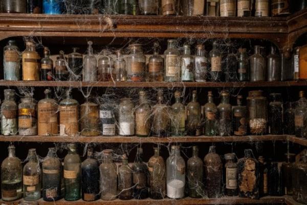 Jars inside a Victoria chemist