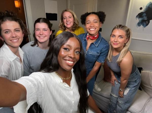 AJ Odudu hosted the Sporty AF panel for Team GB