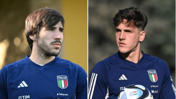 Sandro To<em></em>nali and Nicolo Zaniolo have been cut from Italy's latest squad