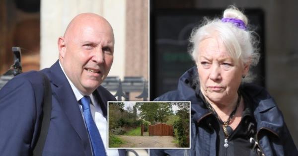 Former children’s TV presenter bulldozed neighbour’s hedge and faces ￡100,000 bill after losing court fight (Picture: Champion News)