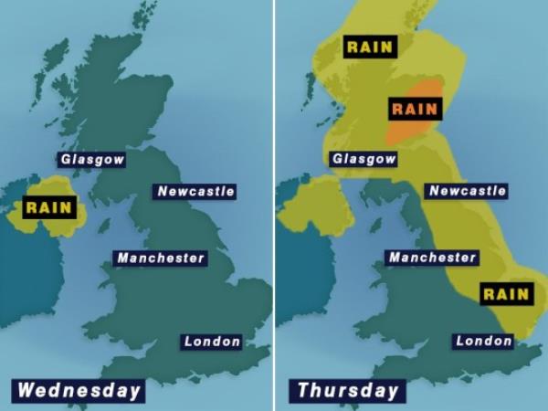 The weather warning map for the UK will co<em></em>ntinue to change over the coming days (Picture: Met Office/Metro.co.uk)