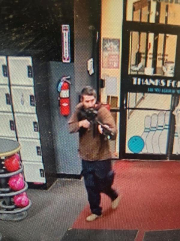 Mandatory Credit: Photo by Lewiston Police Department/ZUMA Press Wire/Shutterstock (14168845f) CCTV Police Handout: The Lewiston Police Department has identified ROBERT CARD as a person of interest in the two shootings in Lewiston. Card shot and killed at least 16 people at a restaurant and a bowling alley in Lewiston, Maine, on Wednesday and then fled into the night, sparking a massive search by hundreds of officers while frightened residents stayed locked in their homes. Law enforcement officials in Maine describe Card as a certified firearms instructor and a member of the US Army Reserves. Maine Shootings: At Least 16 Killed, Lewiston, USA - 26 Oct 2023