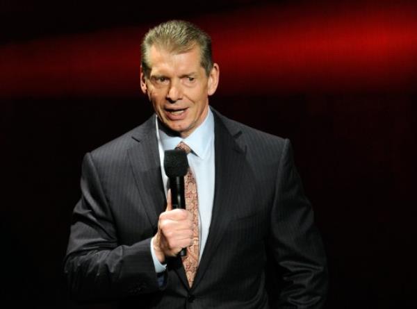 LAS VEGAS, NV - JANUARY 08: WWE Chairman and CEO Vince McMahon speaks at a news co<em></em>nference announcing the WWE Network at the 2014 Internatio<em></em>nal CES at the Encore Theater at Wynn Las Vegas on January 8, 2014 in Las Vegas, Nevada. The network will launch on February 24, 2014 as the first-ever 24/7 streaming network, offering both scheduled programs and video on demand. The USD 9.99 per mo<em></em>nth subs<em></em>cription will include access to all 12 live WWE pay-per-view events each year. CES, the world's largest annual co<em></em>nsumer technology trade show, runs through January 10 and is expected to feature 3,200 exhibitors showing off their latest products and services to a<em></em>bout 150,000 attendees. (Photo by Ethan Miller/Getty Images)