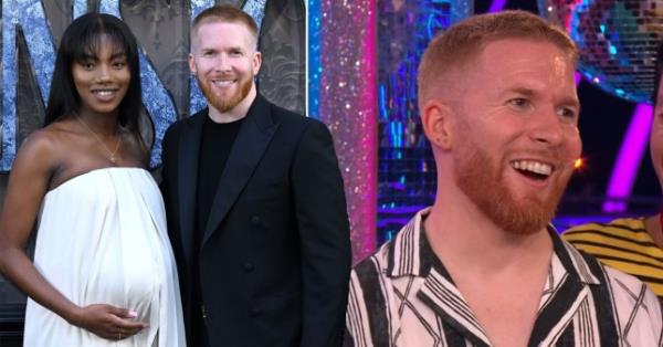 Strictly Come Dancing pro Neil Jo<em></em>nes and Love Island fiancée Chynna Mills. 