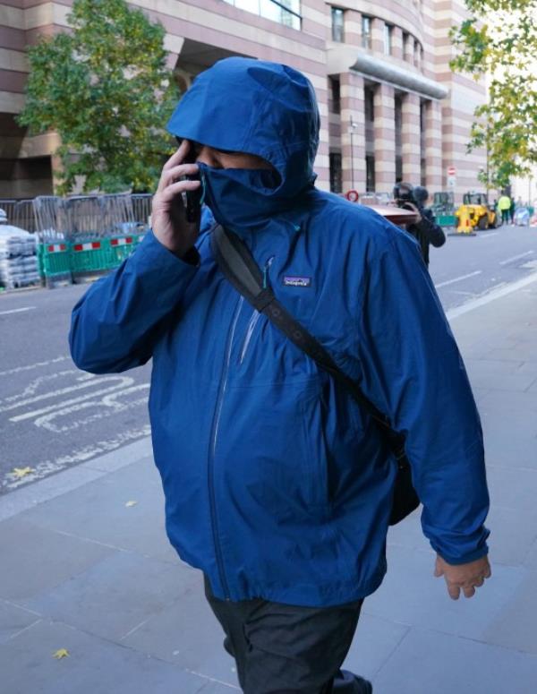 Former Metropolitan Police officer Peter Booth leaves the City Of Lo<em></em>ndon Magistrates' Court to be sentenced at a later date after sending grossly offensive racist messages. Six officers - Robert Lewis, Anthony Elsom, Trevor Lewton, Peter Booth, Alan Hall, and Michael Chadwell, were charged with offences under the Communications Act 2003 after a BBC Newsnight probe found that inappropriate communications were shared within a closed WhatsApp group. Picture date: Mo<em></em>nday November 6, 2023. PA Photo. See PA story COURTS WhatsApp . Photo credit should read: Jo<em></em>nathan Brady/PA Wire