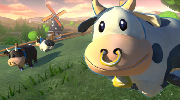 Moo Moo Meadows, Mario Kart