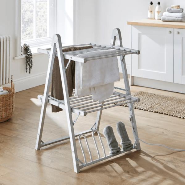 Dunelm 2 Tier A f<em></em>rame Heated Airer