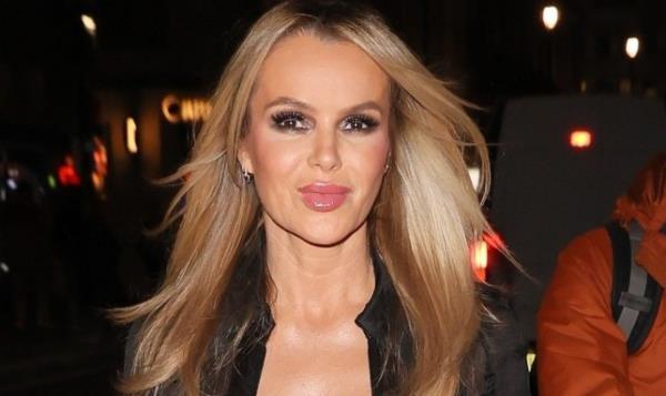 BGUK_2781771 - London, UNITED KINGDOM - Amanda Holden stuns wearing a lace dress at Global Radio Make Some Noise Pictured: Amanda Holden BACKGRID UK 21 NOVEMBER 2023 BYLINE MUST READ: Mattpapz / BACKGRID UK: +44 208 344 2007 / uksales@backgrid.com USA: +1 310 798 9111 / usasales@backgrid.com *Pictures Co<em></em>ntaining Children Please Pixelate Face Prior To Publication*