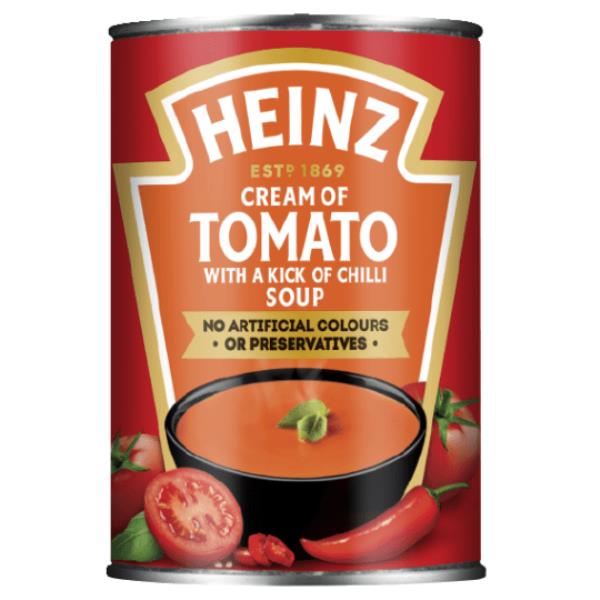 Cream of Tomato Soup With A Kick of Chilli