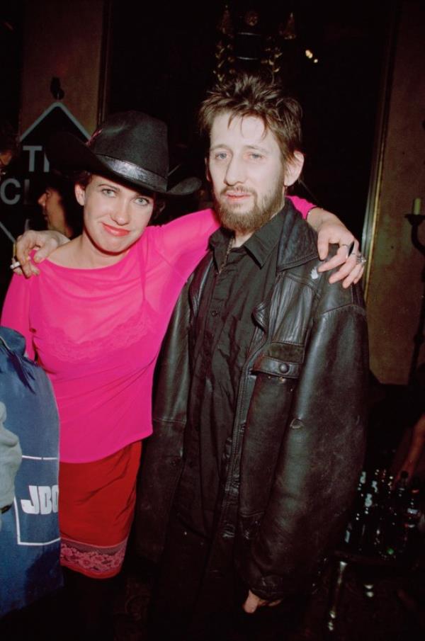 Victoria Mary Clarke and Shane MacGowan 