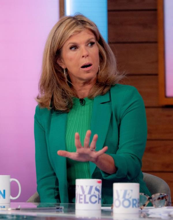 Editorial use o<em></em>nly Mandatory Credit: Photo by Ken McKay/ITV/Shutterstock (14227474ai) Kate Garraway 'Loose Women' TV show, London, UK - 23 Nov 2023